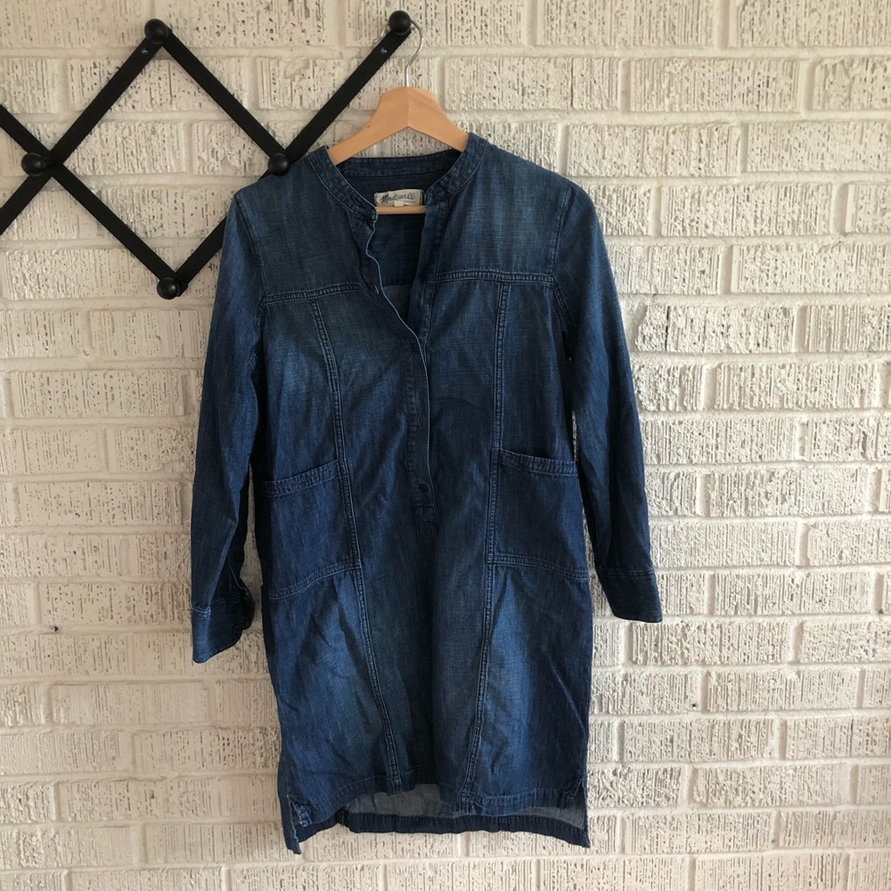 Madewell Denim Popover Shirtdress